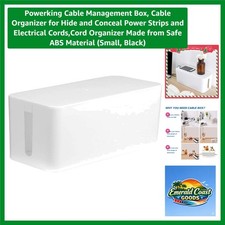 Space-Saving Cable Management Box with Dual Entry for Easy Use - Small Size picture