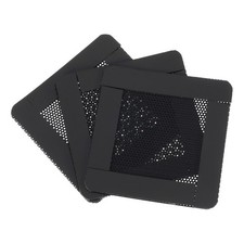 3 x PC Dust Filter 60x60mm Magnetic Frame Computer Cooler Mesh Black picture