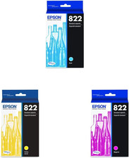 T822 Durabrite Ultra -Ink Standard Capacity Cyan -Cartridge & T822 Durabrite Ult picture