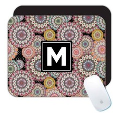 Gift Mousepad : Decorated Mandalas Orient Style Ornament Flower Coloring picture