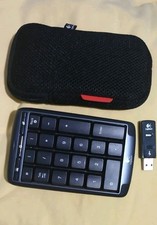 Logitech Cordless Numeric Keypad with USB Dongle and Case - Excellent condition  picture