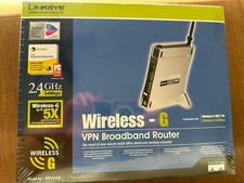 New Linksys Wireless-G VPN Broadband Router WRV54G 2.4GHz 54Mbps picture