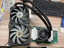 DeepSeek V100-SXM2-16G GPU Water Cooling Kit Standard 240mm Radiator CPU Cooler. picture