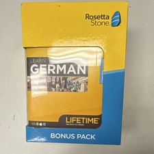 Rosetta Stone Learn Germán Bonus Pack, Comes With Three Books. New open box. picture