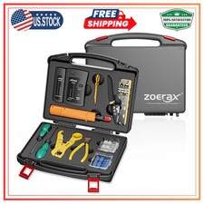 ZOERAX 11-in-1 Network Tool Kit with RJ45 Crimper Tester and Punch Down Tool picture