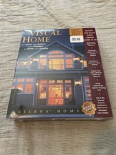 Vintage 90’s NOS Sierra Visual Home Design 3D Software Windows PC Big Box Home picture