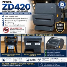 Zebra ZD 420 Printer BT/WiFi 300dpi 