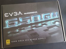 EVGA SuperNOVA 650 GM 650W 80+ Gold Fully Modular SFX Power Supply PSU picture