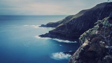 Landscape cliff coast Custom Gaming Mat Desk picture