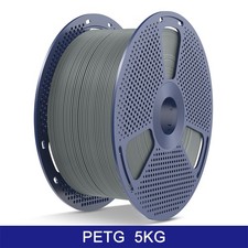 JAYO 5KG PETG Gray Large Spool 11lbs 3D Printer Filament 1.75mm Neatly Wound picture