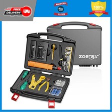 ZOERAX 11-in-1 Network Tool Kit RJ45 Crimper Tester Punch Down Stripper Cat6 picture