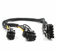 10Pin to 6+8pin HP ProLiant DL380 G8 G9 GPU Replace Cord Power PCIE Cable 50cm picture