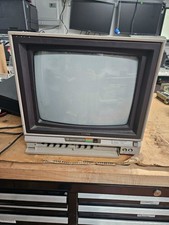 Commodore 1701 Color Video CRT Monitor Retro Computing Gaming Works Clean Cords picture