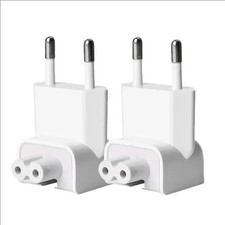 2 x Genuine OEM Apple A1555 Duckhead US Prong Plug MagSafe Adapter 45W 60W 85W picture