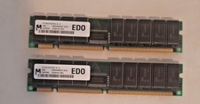 VINTAGE SET OF 2 COMPAQ EDO MEM,  256MB, (2 X 128MB) DIMM, 168PIN, 60NS, ECC,NOS picture