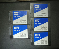 Lot of 5 Western Digital WD Blue 3D NAND SATA 1TB Internal SSD WDS100T2B0A 100% picture