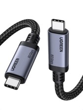 UGREEN 240W USB C to C Cable for Thunderbolt 5, USB4 Gen4 3.3 feet, Black picture