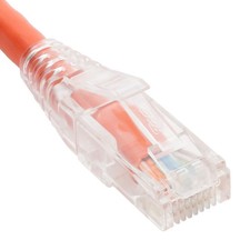 Patch cord cat6 clear boot 3 orange picture