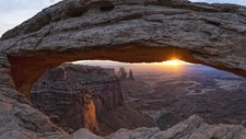 Landscape nature desert sunset usa utah rocks rock Custom Gaming Mat Desk picture