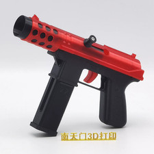 3D printed custom Tec9 disc gun - a hit children's safety multishot shooting toy picture