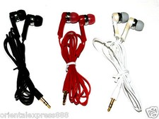 3 X Pack Color in-ear Headphone Earbud for iPods Touch iPads MP3 mp4 PC LAPTOP picture