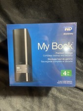 NEW - Western Digital WD My Book 4TB External HDD - WDBFJK0040HBK-NESN - SEALED picture