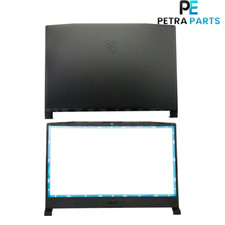 New for MSI Katana GF66 LCD Back Cover Lid & Bezel 11UE 11UG MS-1581307581A222 picture