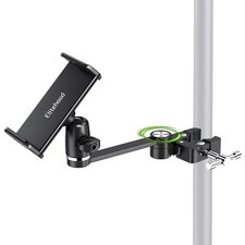 8.5in Long Arm Ipad Holder For Mic Stand 360 Adjustable Aluminum Mic Stand Table picture