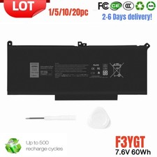 ✅LOT 1-20PC F3YGT Battery For Dell Latitude E7280 E7480 E7390 7390 7480 7490 picture