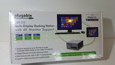 Plugable Universal USB 3.0 Docking Station with Dual Video Outputs and 4K Suppor picture