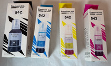 542 For Epson 4 bottles Premium Compatible Water Based Bottle Refill - New picture