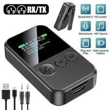 Bluetooth 5.4 Transmitter Receiver MP3 Player 3 IN 1 Wireless Audio Aux Adapter picture