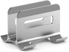 Aluminum Vertical Laptop Stand for Desk, Auto-Locking Adjustable Dock T12-24 picture