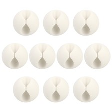 10Pcs Versatile Cable Holder Durable Wire Clips for Home Desk and Office Use picture
