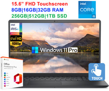 2026 Dell Inspiron 15 Laptop FHD Touch Intel i5 Upto 32GB RAM&1TB SSD Win 11 Pro picture
