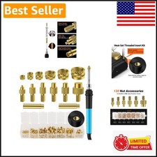 130Pcs Brass Heat Set Inserts for 3D Printing - Seamless Installation Guaranteed picture