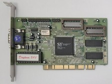 Palit Daytona 64V PCI Graphics Card (S3 Trio64V+, 86C765, 1MB, Retro, 1996) picture