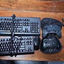 Razer Keyboard, mouse, Controller lot, Black Widow, Wolverine, Basilisk picture