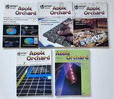 Lot 5 Apple Orchard Magazines 1981 / 1982 / 1983 - Vintage Apple II Computer picture