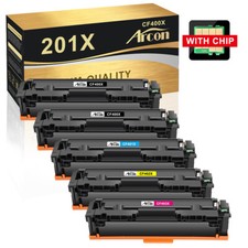 5PK High Yield CF400X 201X 201A Toner Set For HP Color Laser Jet Pro M277N M252N picture