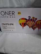 Toner Cartridge Cn-070-BK.  Two (2) Pack picture
