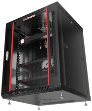15U Server Rack Locking Network Cabinet Data Enclosure with PDU-Feet-Fan-Shelf picture