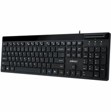 Adesso AKB-140SB Desktop Keyboard with Smart Card Reader picture