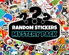 50 to 200 pcs Mystery Sticker Pack Water Bottle Scrapbook Laptop Random Decals picture