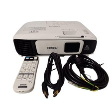 EPSON 3600 Lumen LCD Projector EB-U42 White AC100V Opeartion Confirmed picture