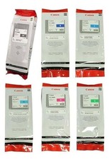 Set 6 Genuine Canon PFI-206  Inkjet Cartridges iPF 6300 6350 6400 6450 2018-2021 picture