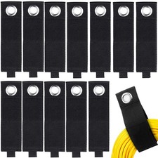 12Pcs Extension Cord Holder Organizer Heavy Duty Storage Straps Large 13 Inch... picture