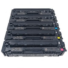 5x BCYM Toner Set HP 202A CF500A-503A Color LaserJet Pro M254 M281/M280 GENUINE picture