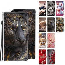 Flower Cat Bear Wallet Cover Case for Motorola Edge 30 G34 G84 G14 E13 G71 G22 picture