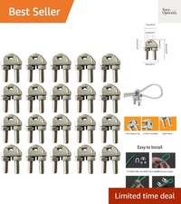 20Pcs 1/8 inch Stainless Steel Wire Rope Cable Clamp,M3 Wire Rope Clips U Bolt S picture